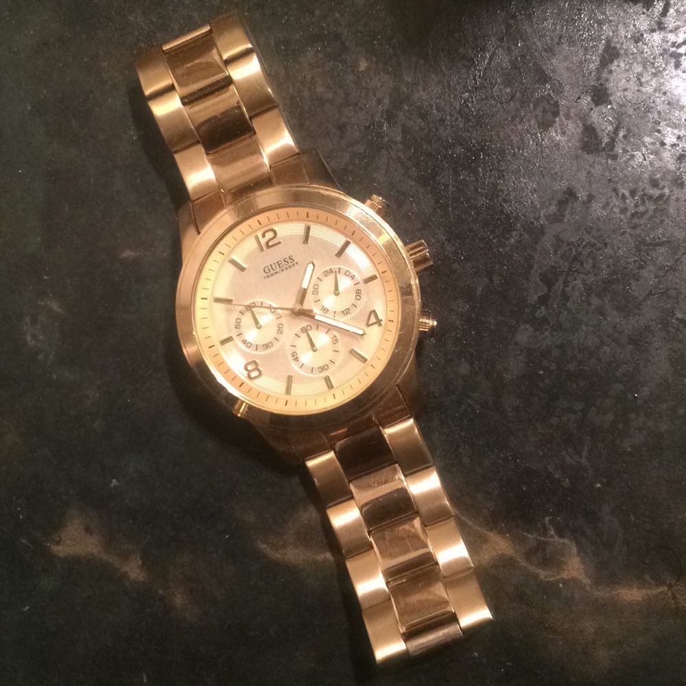 New Guess Gold Watch